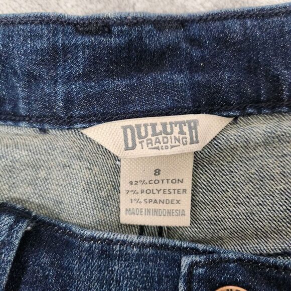 Duluth Trading Capri Jeans Size 8 Stretch - Picture 10 of 10